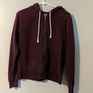 Zip up hoodie